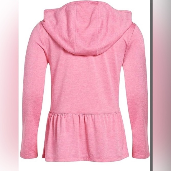 Girls’ Adidas Hooded Pink Top. Size 5 - Picture 2 of 4